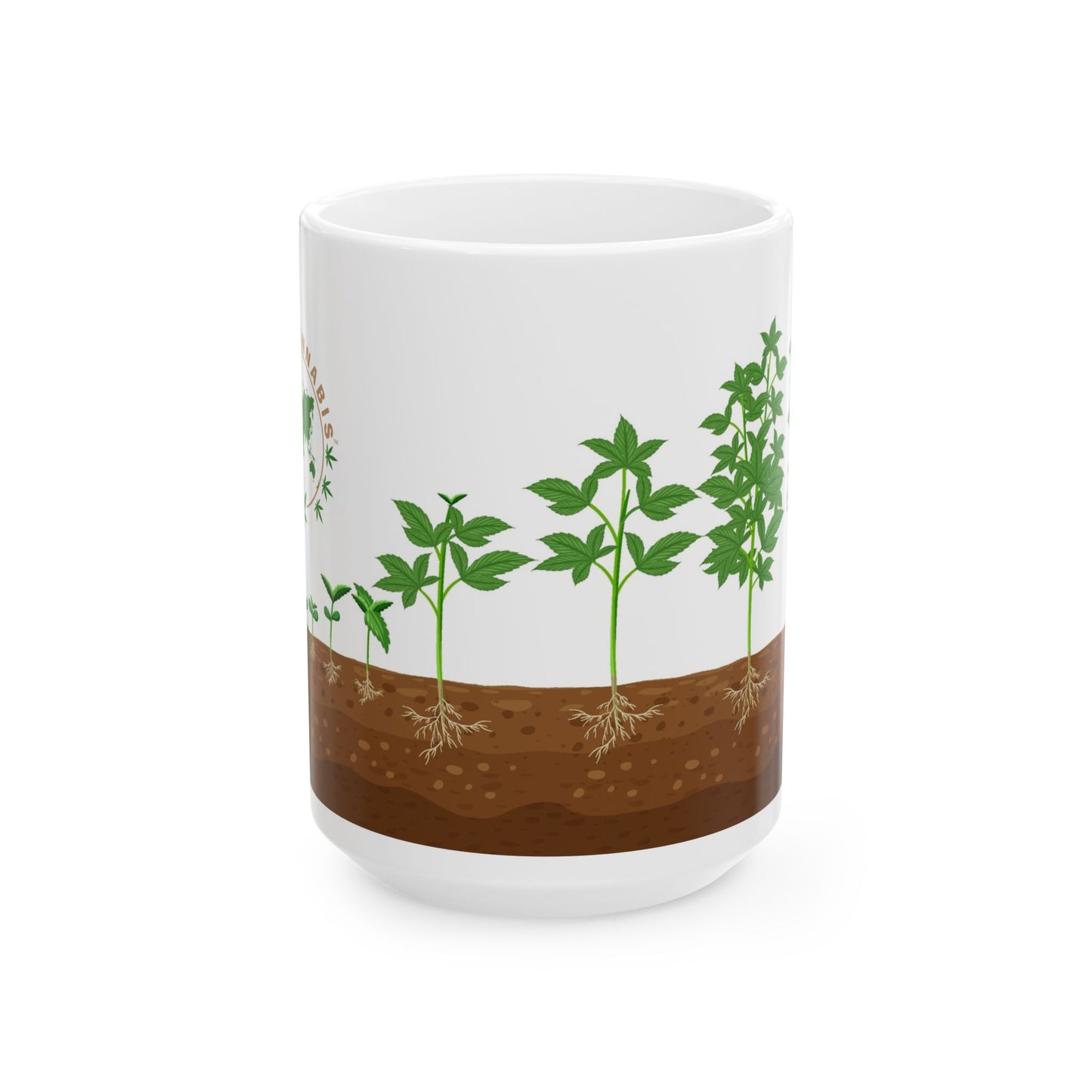Solis Cannabis T-Shirts, Mugs & More! Ceramic Mug - Cannabis Seeds to Harvest