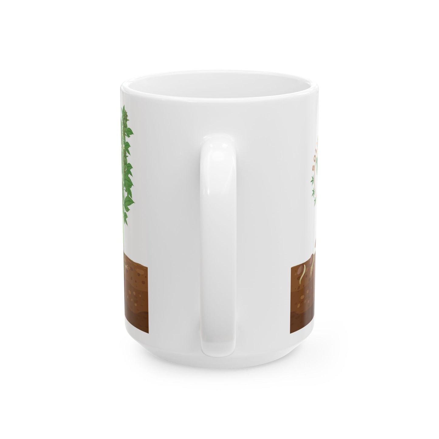 Solis Cannabis T-Shirts, Mugs & More! Ceramic Mug - Cannabis Seeds to Harvest