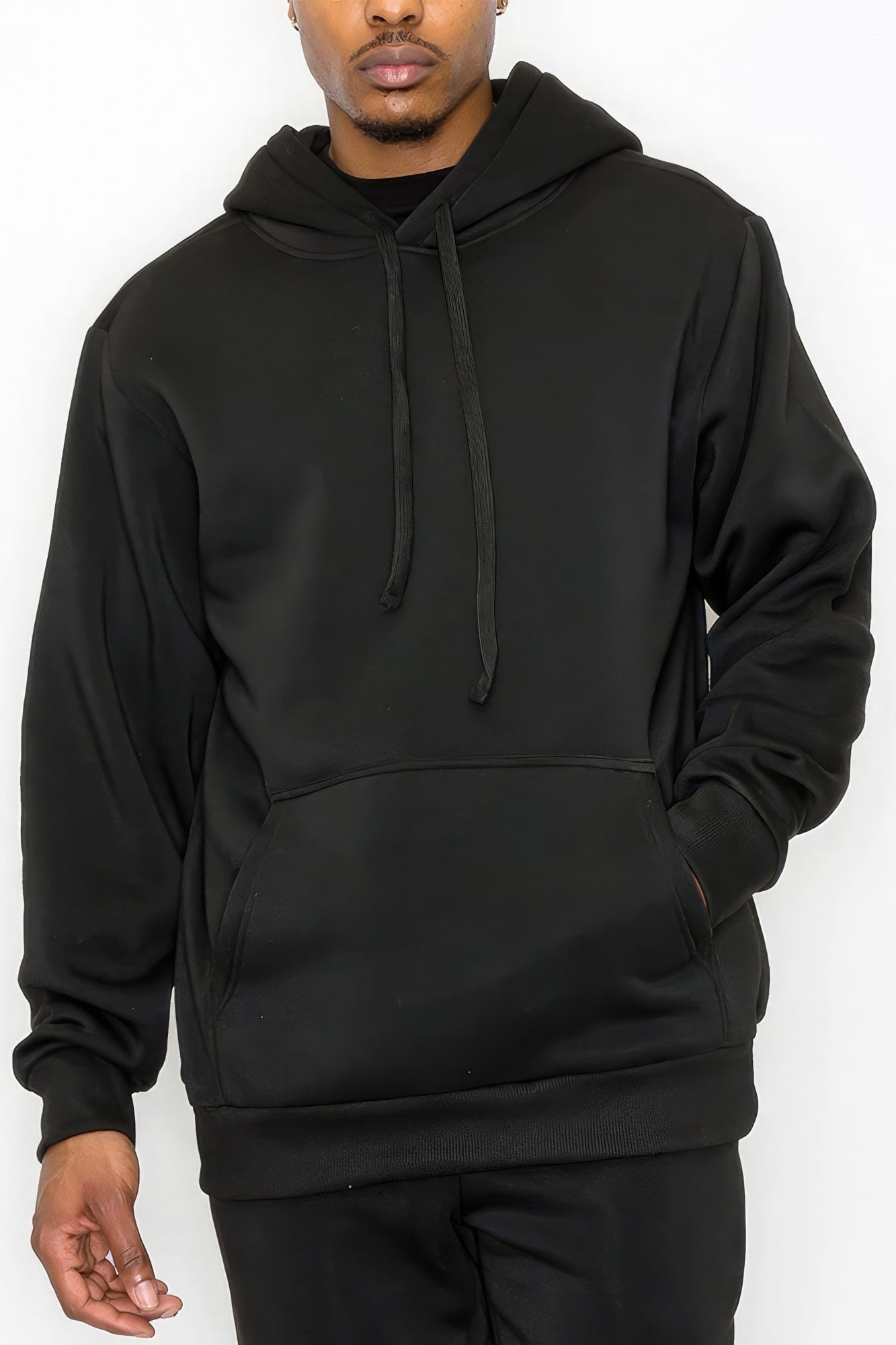 Fleece Pullover Black