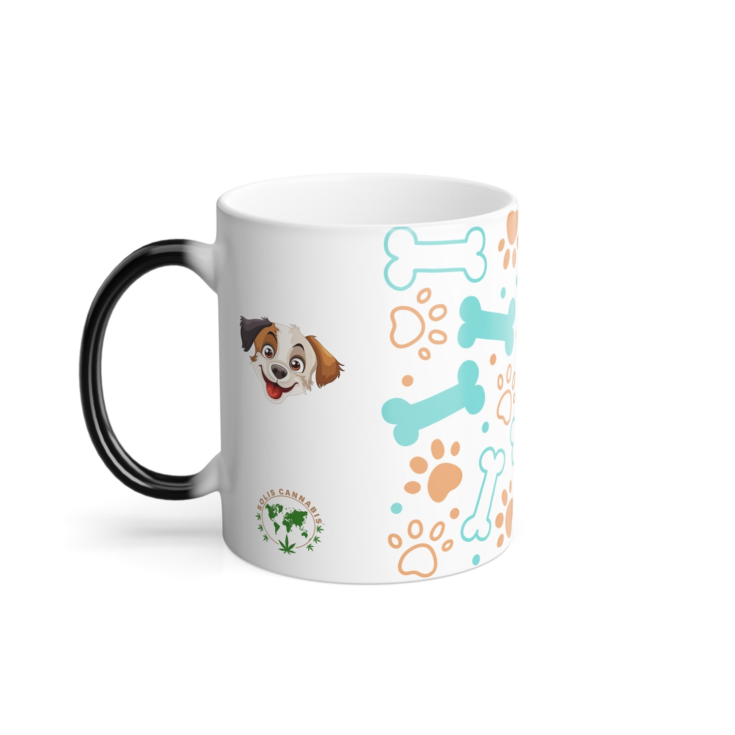 Solis Cannabis T-Shirts, Mugs & More! Puppy Color Morphing Mug