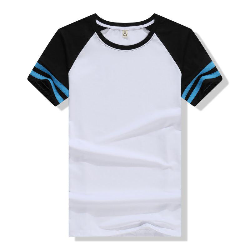 100 Cotton Contrast Trim T Shirts Plain Blank Slim Fitted Top Color Ringer Tee men football jersey t-shirt
