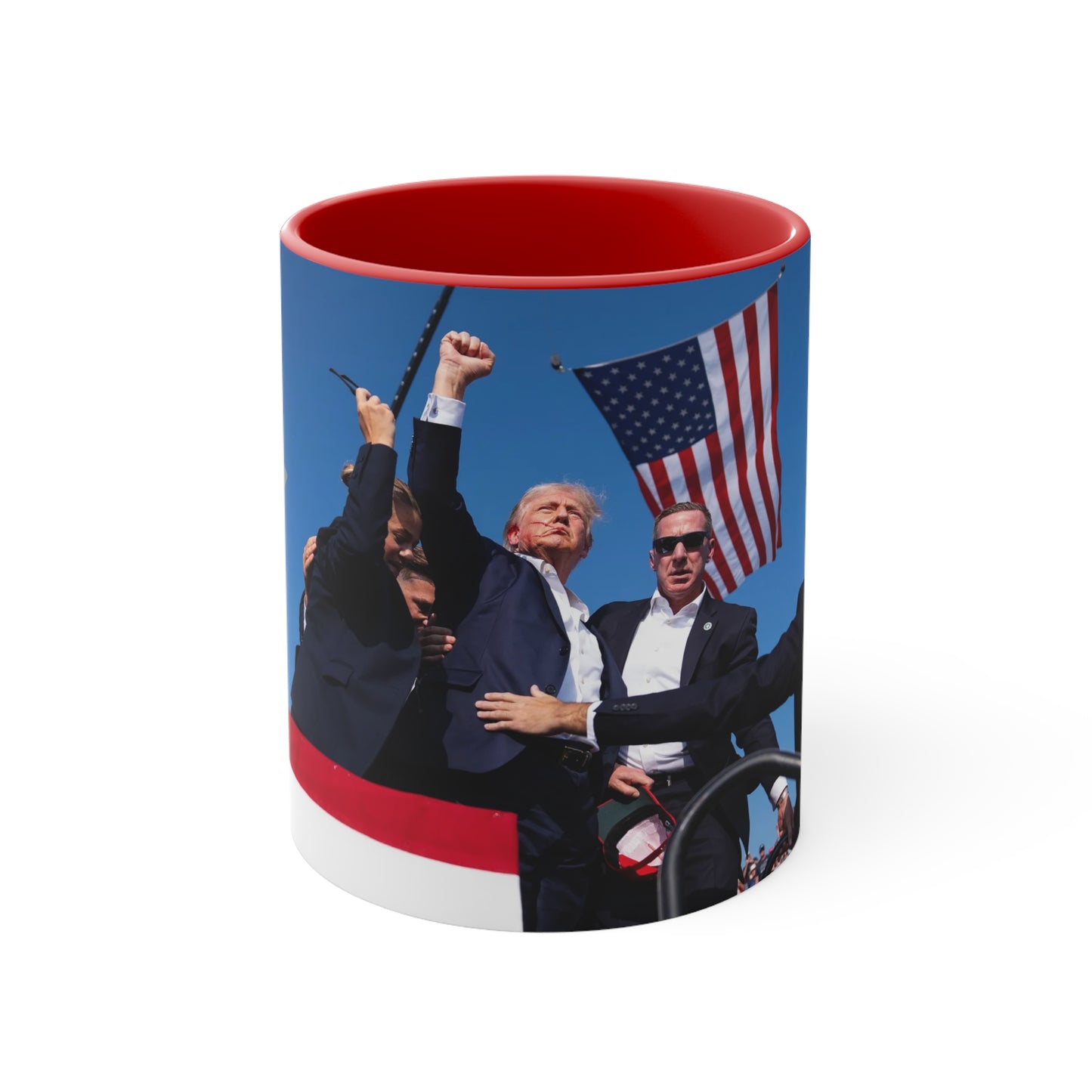 Trump Standing Strong Mug - Accent Mug