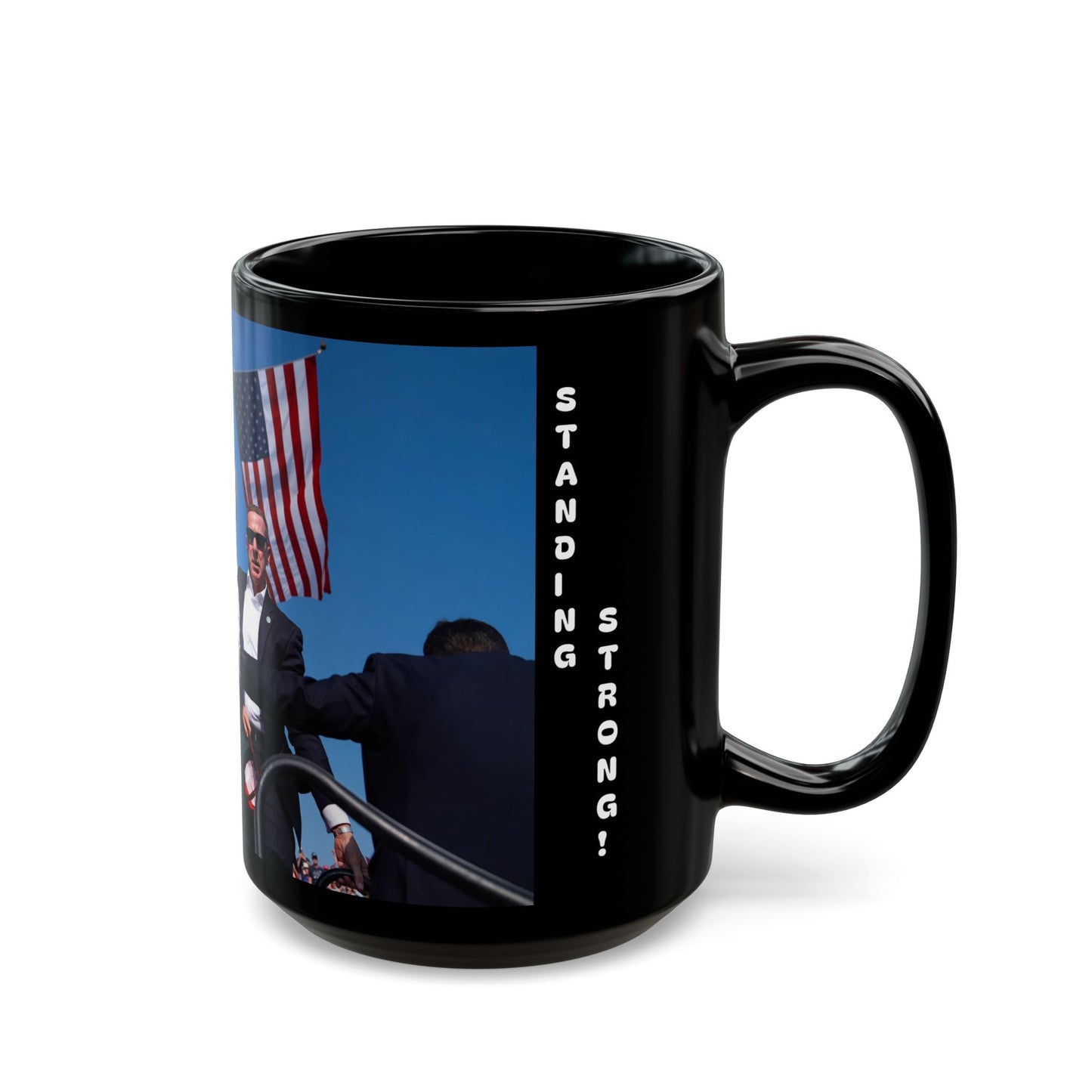 Trump Standing Strong Mug - Accent Mug