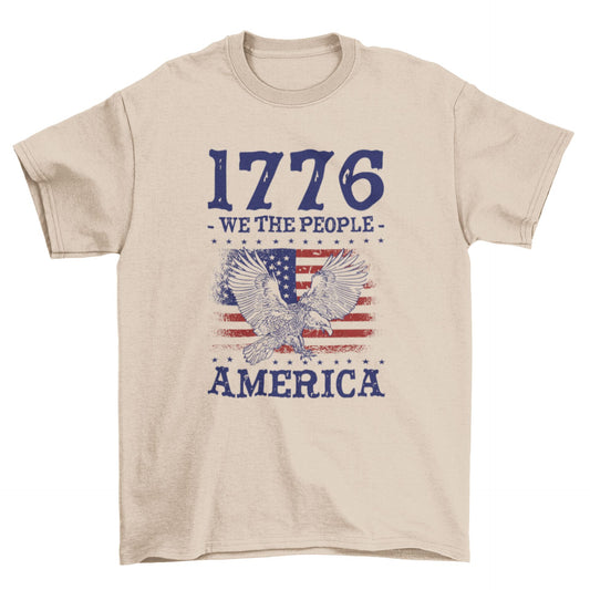 1776 America patriotic t-shirt