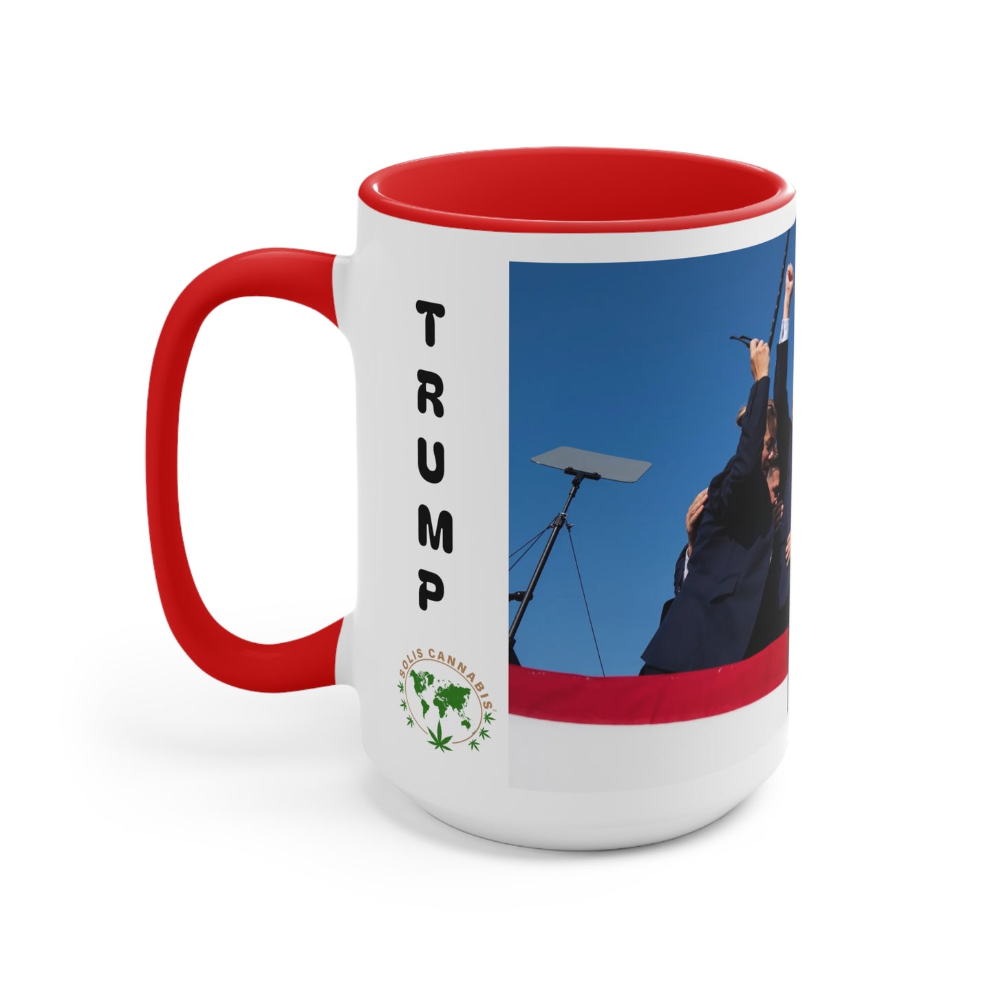 Trump Standing Strong Mug - Accent Mug