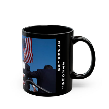 Trump Standing Strong Mug - Accent Mug