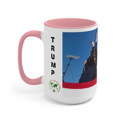 Trump Standing Strong Mug - Accent Mug