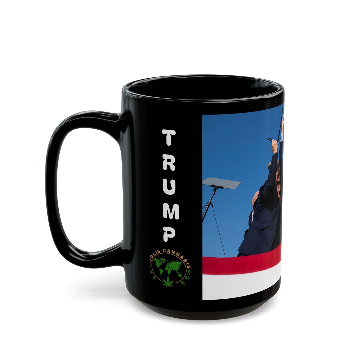 Trump Standing Strong Mug - Accent Mug