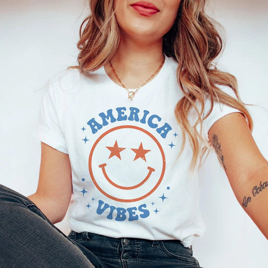 America Vibes 4Th Of July T-shirt