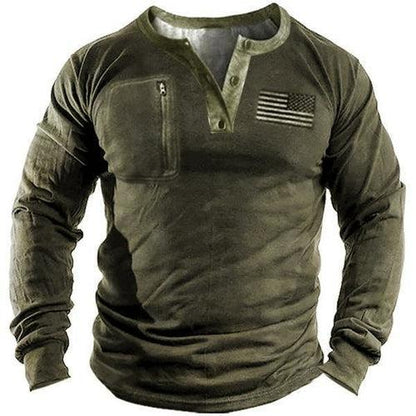 American Eagle Henley Shirt