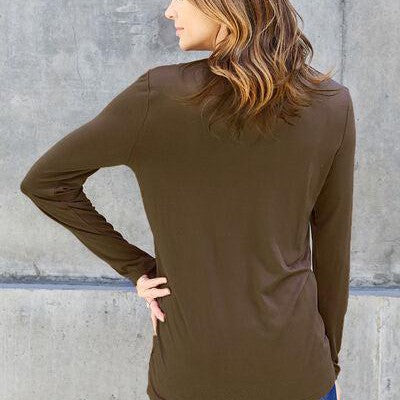 Basic Bae Full Size Round Neck Long Sleeve Top