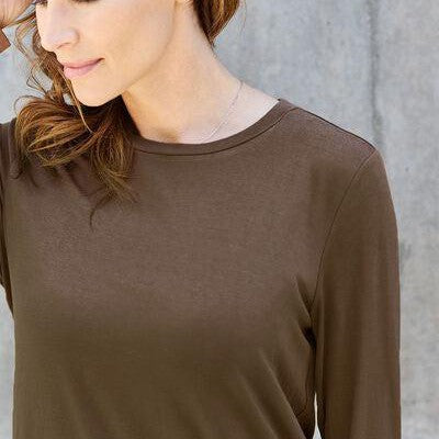 Basic Bae Full Size Round Neck Long Sleeve Top