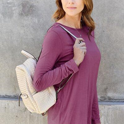 Basic Bae Full Size Round Neck Long Sleeve Top