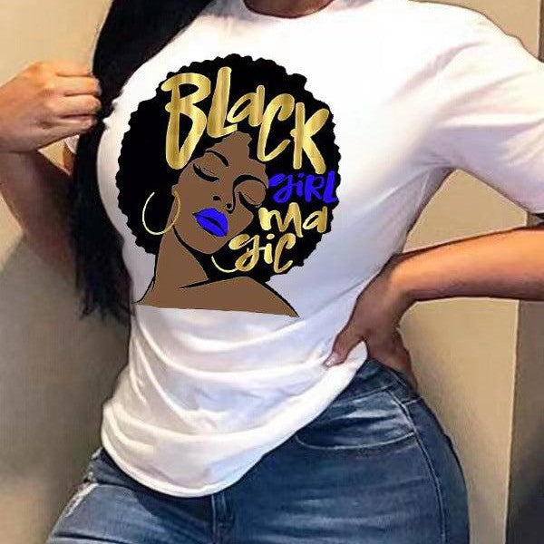 Black Girl Magic T-Shirt Graphic Print