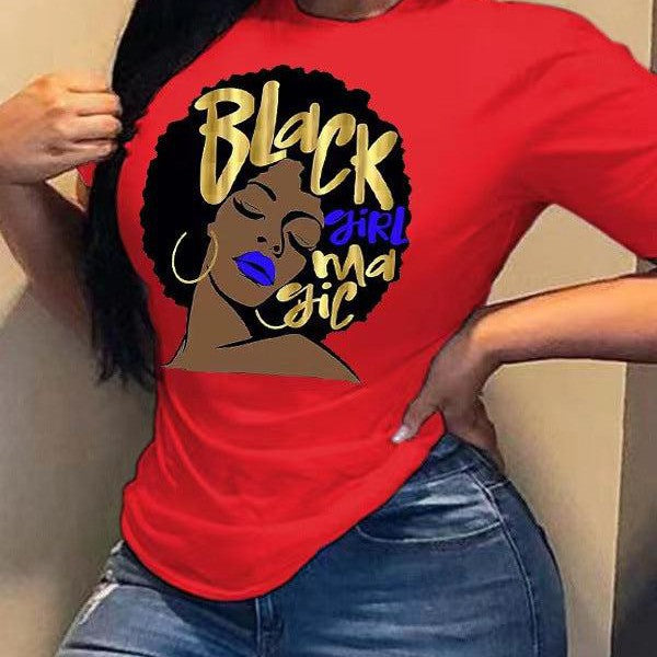 Black Girl Magic T-Shirt Graphic Print