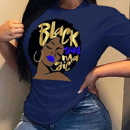 Black Girl Magic T-Shirt Graphic Print