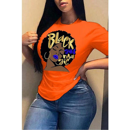 Black Girl Magic T-Shirt Graphic Print