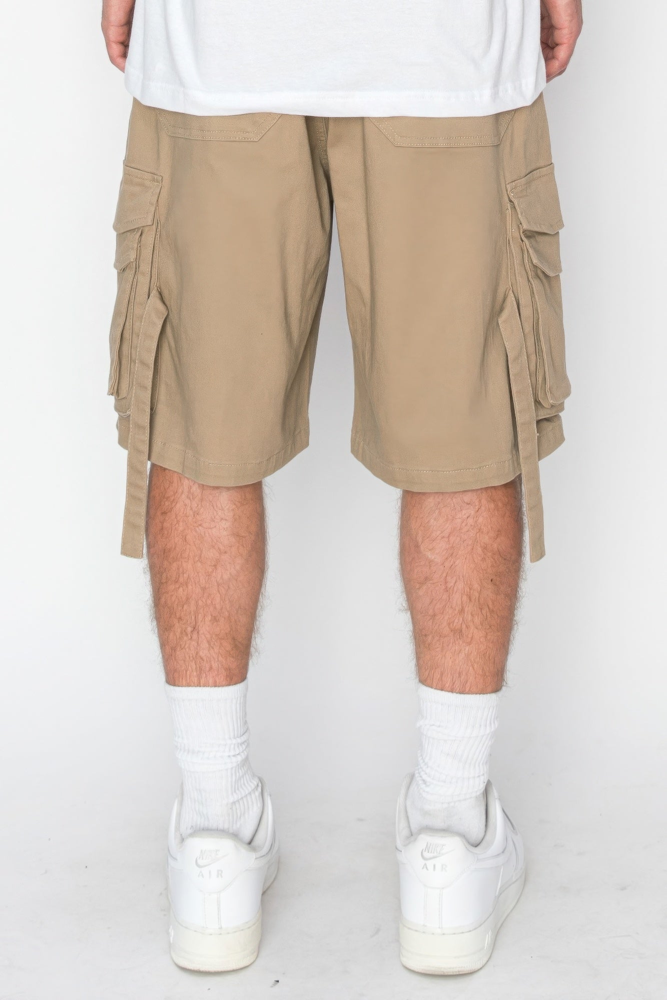 Twill Utility Jogger Shorts