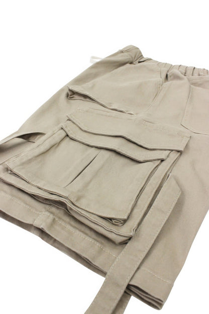 Twill Utility Jogger Shorts