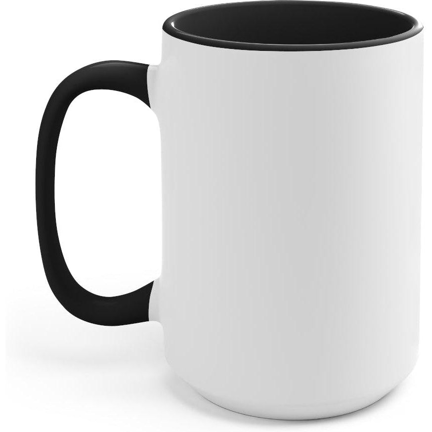 Ceramic Dual-Tone Color Accent Coffee Mug