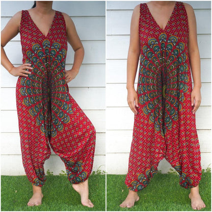 Chakra Hippie Jumpsuits, Boho Rompers, Festival Clothing