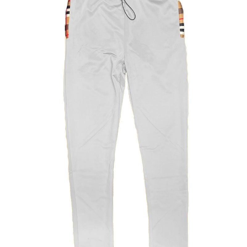 Checkered Detail Track Pant