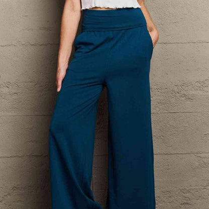 Culture Code My Best Wish Full Size High Waisted Palazzo Pants