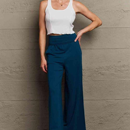 Culture Code My Best Wish Full Size High Waisted Palazzo Pants