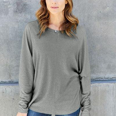 Double Take Full Size Round Neck Long Sleeve T-Shirt