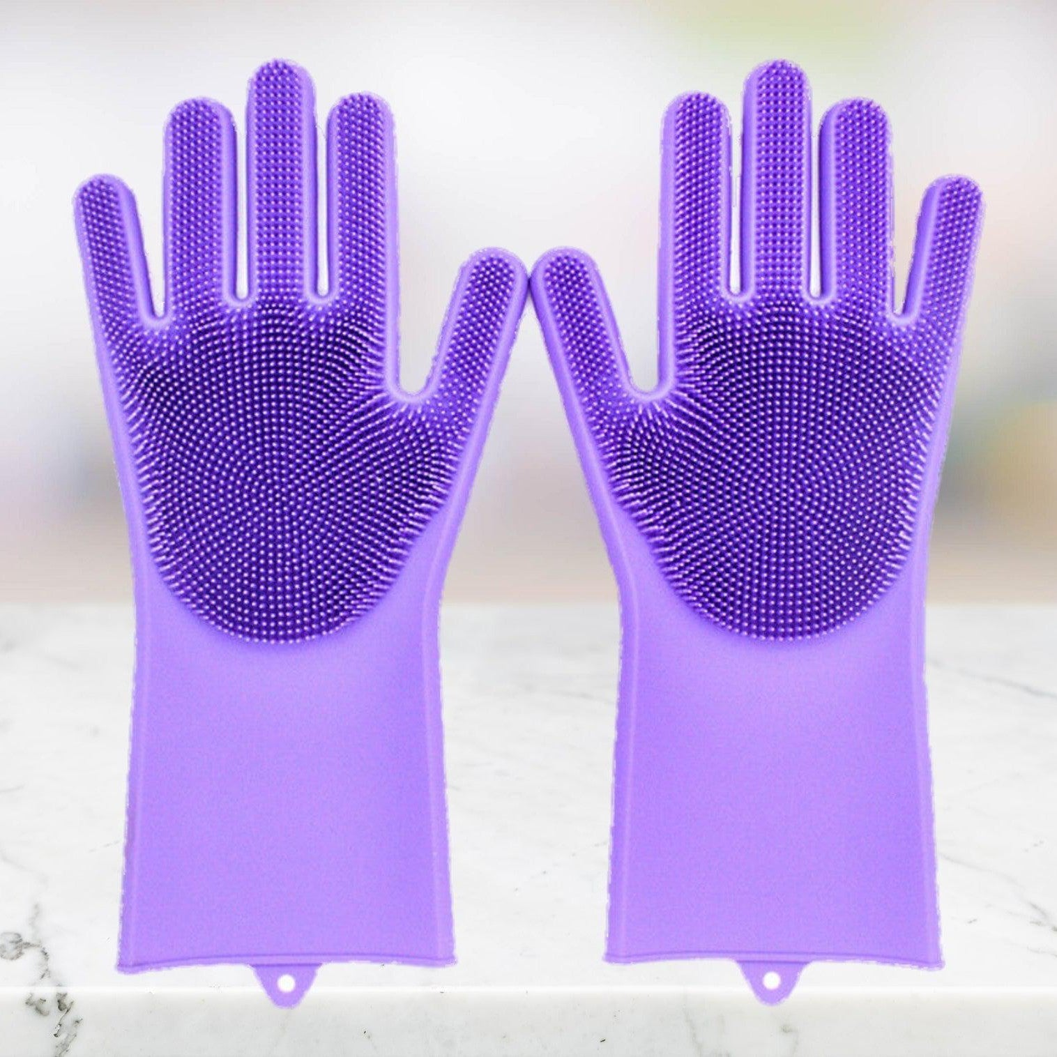 Glove Brush Washing Gloves Silicone kitchen Cleaning Scrubbing Glove