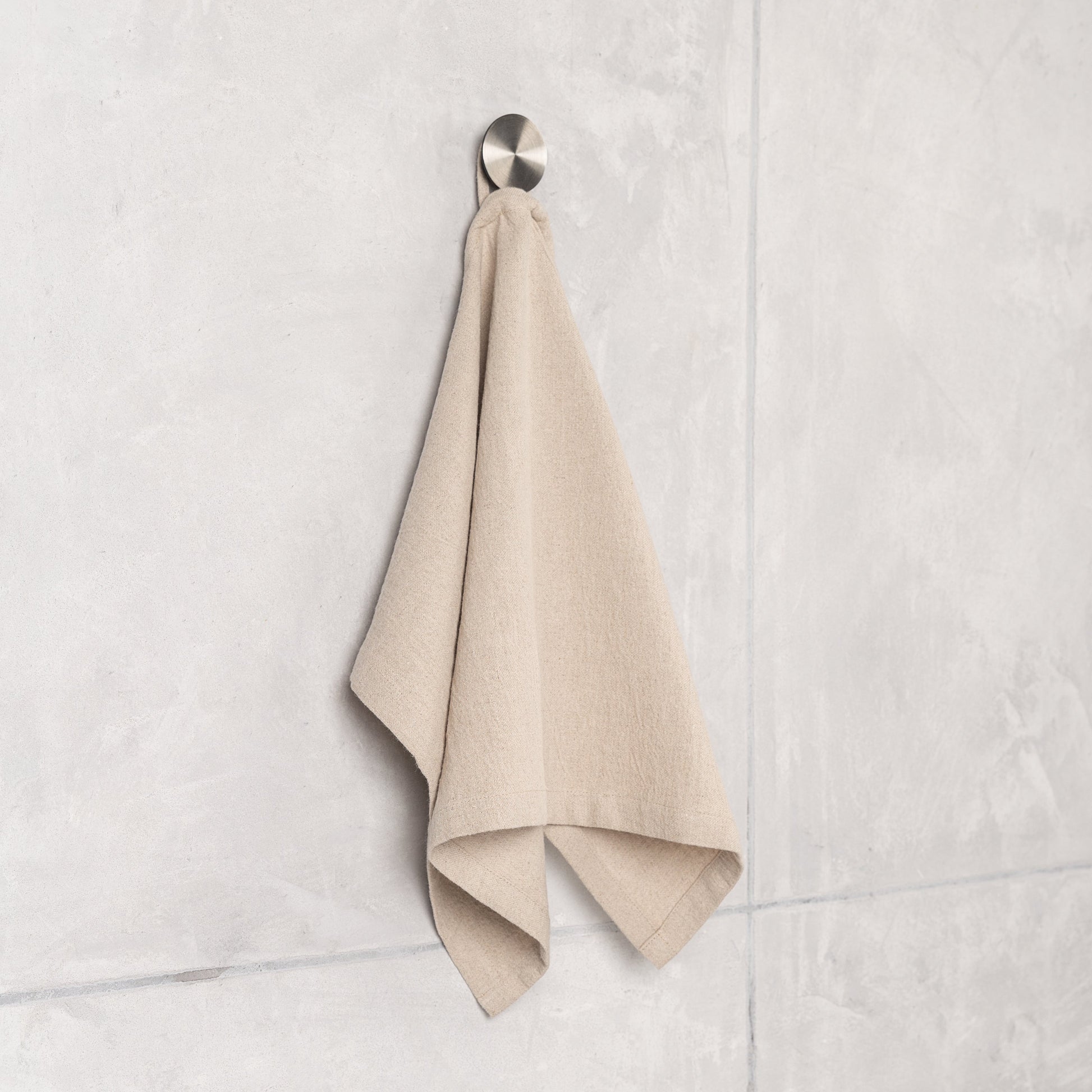 Hemp linen bathroom towel | natural
