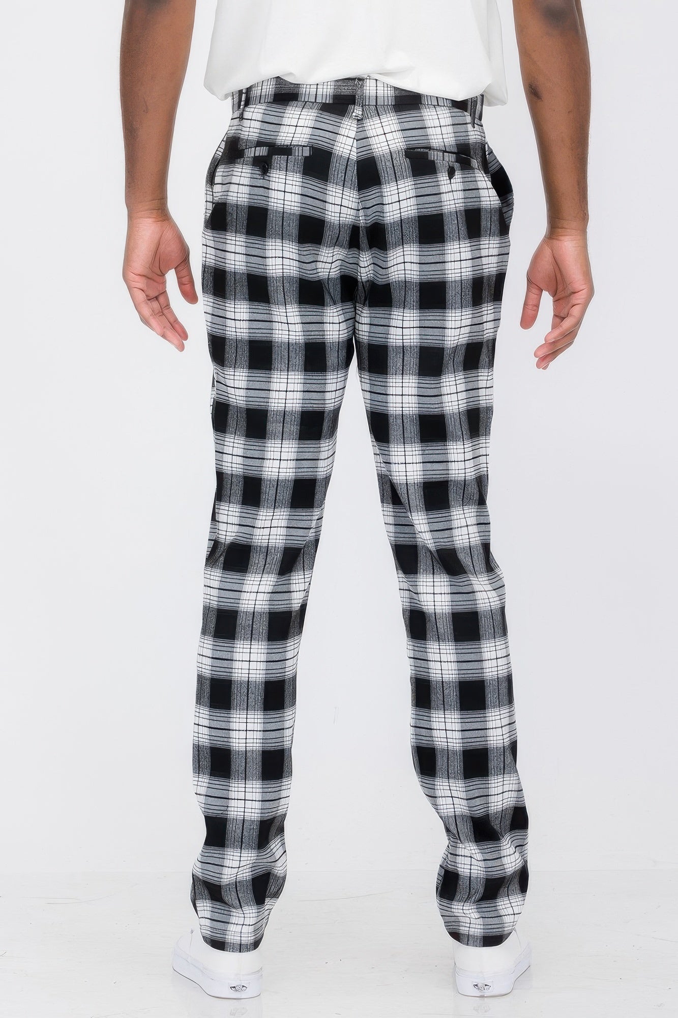 Men's Plaid Trouser Pants 3