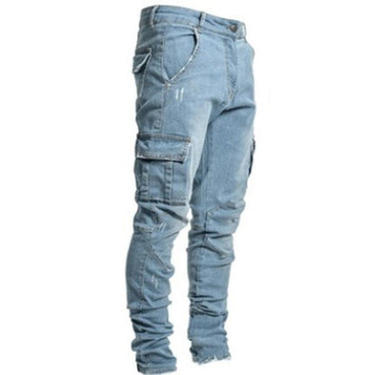 Men's Side Pocket Skinny Jeans For Men