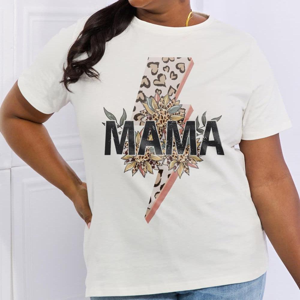 Simply Love Full Size MAMA Graphic Cotton Tee