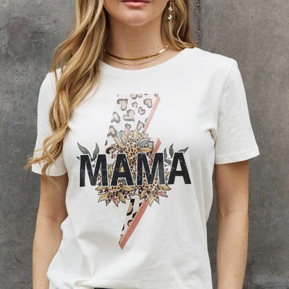 Simply Love Full Size MAMA Graphic Cotton Tee