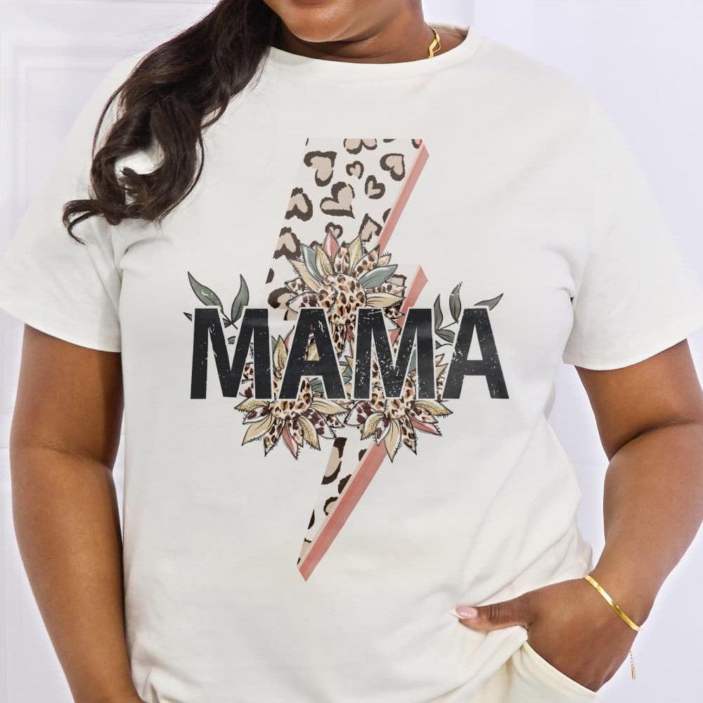 Simply Love Full Size MAMA Graphic Cotton Tee