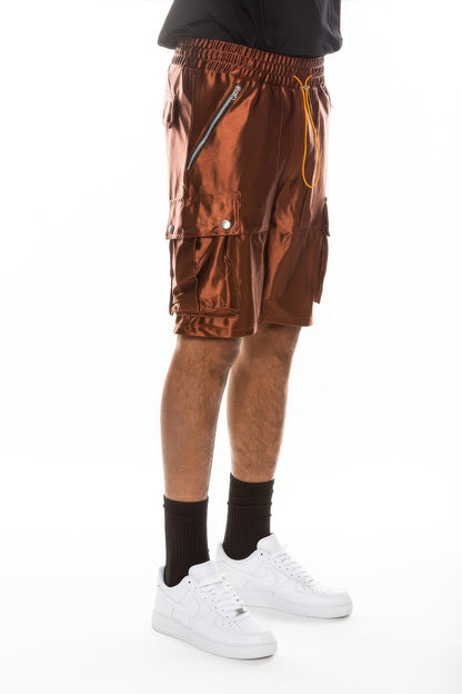 Satin Street Cargo Shorts