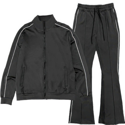 Men's Side Pipe Track Jacket Pant Set