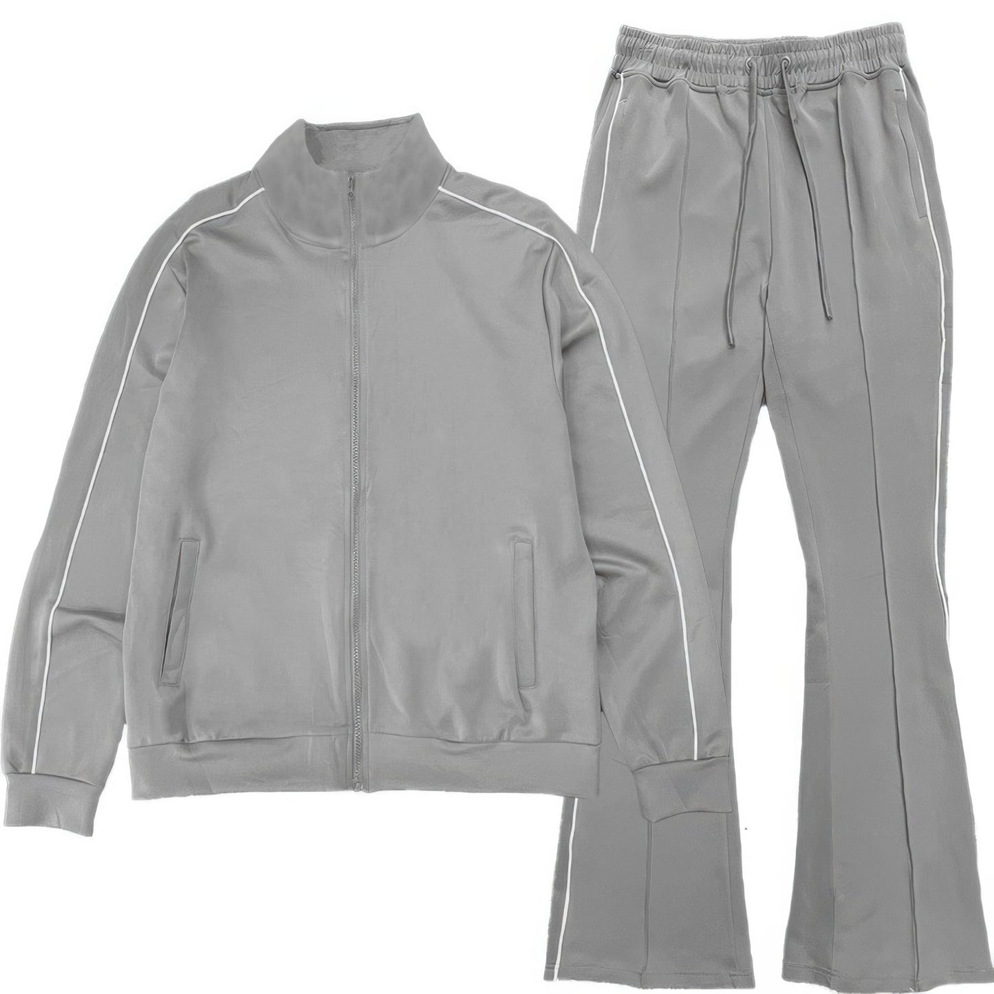 Men's Side Pipe Track Jacket Pant Set