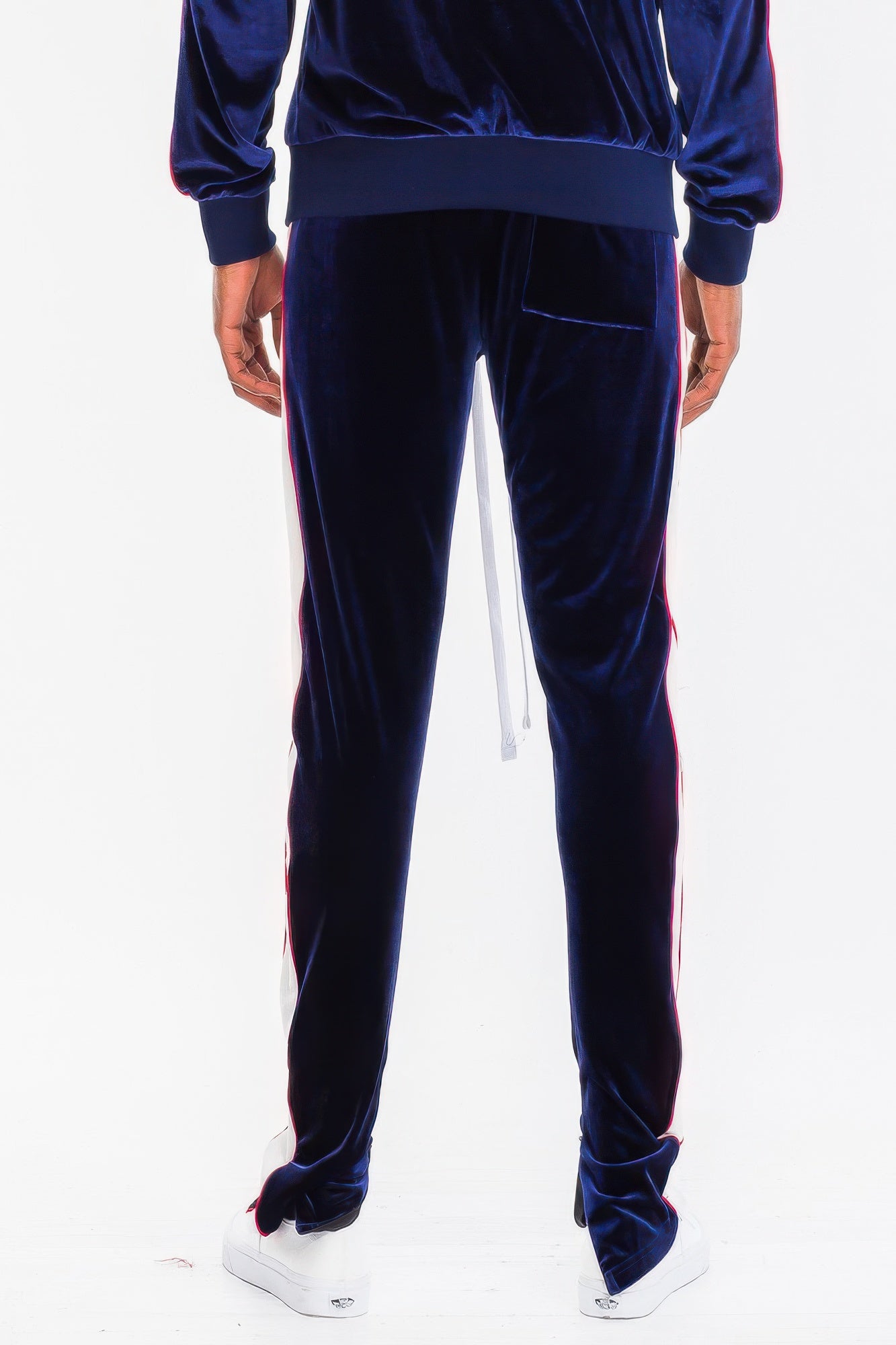 Men's Velour Track Jacket And Track Pant Set