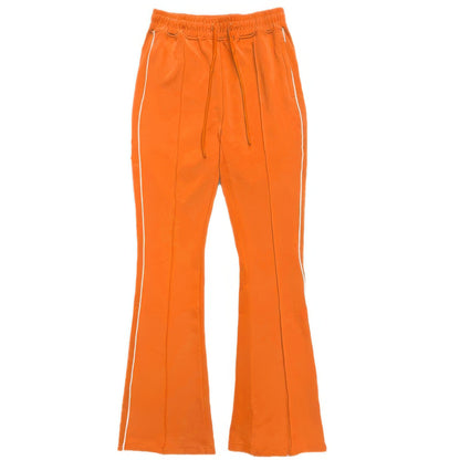 Men's Side Pipe Stacked Flare Pants