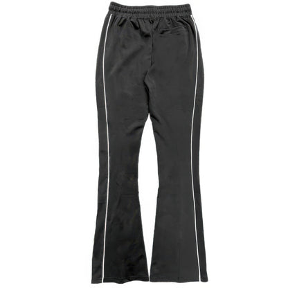 Men's Side Pipe Stacked Flare Pants