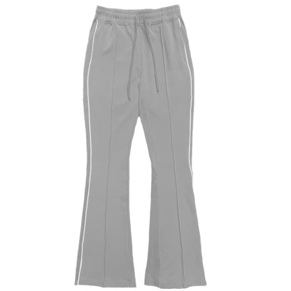 Men's Side Pipe Stacked Flare Pants