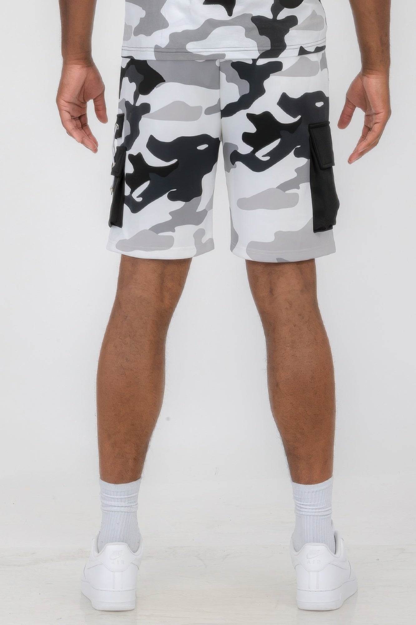 Men's Full Camo Sweat Shorts