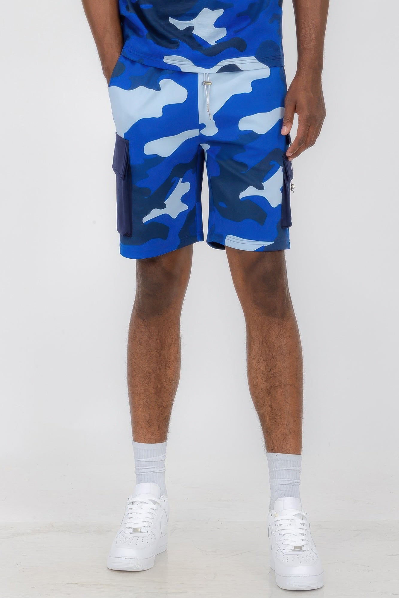 Men's Full Camo Sweat Shorts