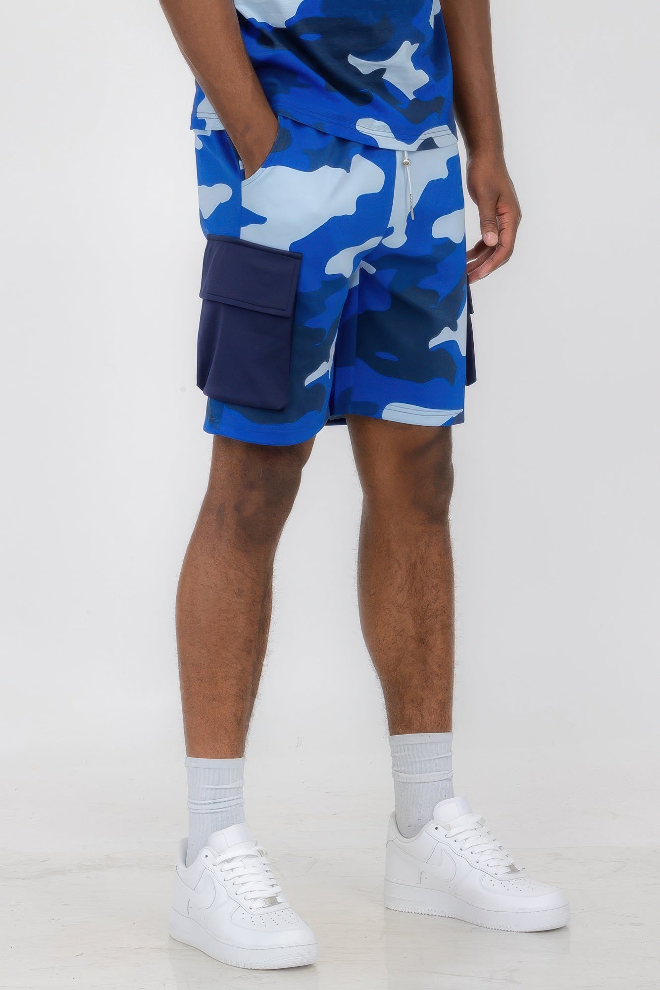 Men's Full Camo Sweat Shorts