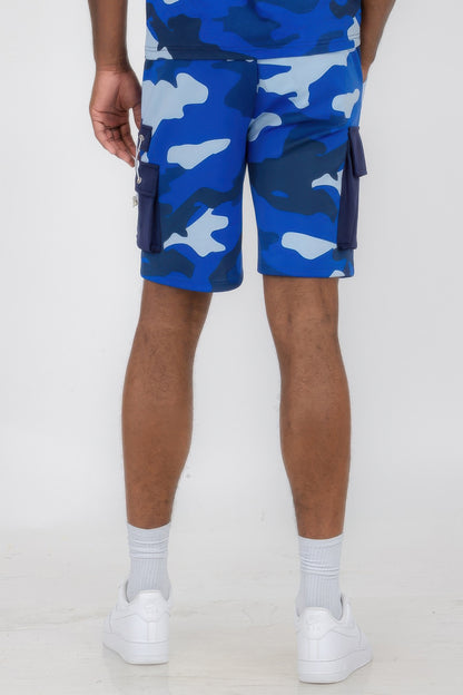 Men's Full Camo Sweat Shorts