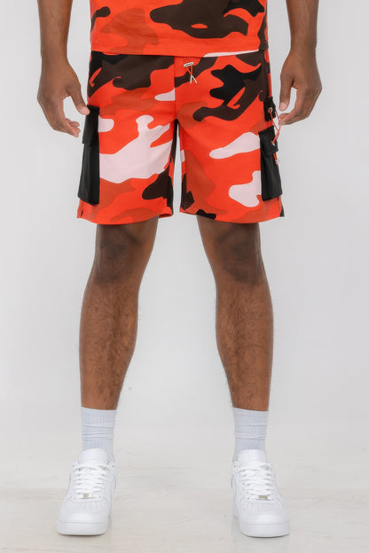 Men's Full Camo Sweat Shorts