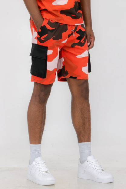 Men's Full Camo Sweat Shorts