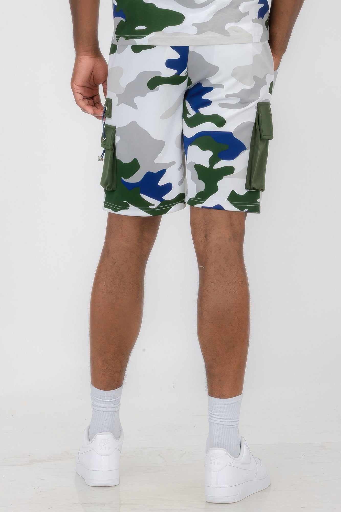 Men's Full Camo Sweat Shorts